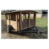 6 x 8 Bumper Pull Goat Trailer