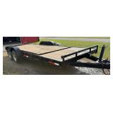 JJN 20ft 3/4 Tilt Bumper Pull Trailer