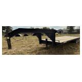 20ft Flatbed Gooseneck Trailer