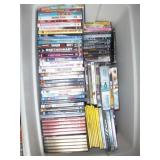 DVD Movie Collection - Huge Storage Tote Lot