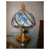 Brass & Glass Touch Lamp - Accent Lamp