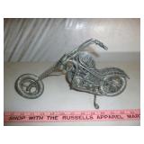 Wire Art Chopper Motorcycle
