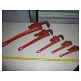 Pipe Wrenches - 5pc Set