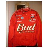 Dale Earnhardt Jr Budweiser Racing Jacket Sz Large
