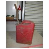 5 Gallon Steel "Jerry Can" Fuel Can with Spout