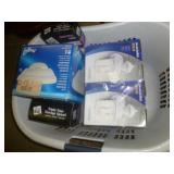 NEW Light Fixtures & Space Bags in Laundry Basket