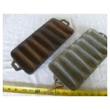 Cast Iron & Cast Aluminum Vintage Corn Stick Pans