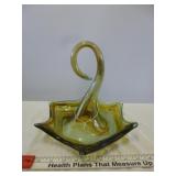 Art Glass "Umbrella" Fruit / Center Bowl