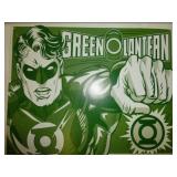 Green Lantern Metal Nostalgia Sign