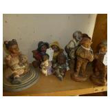 Americana Figurines - 6pc Resin Figures