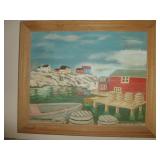 Heder Vintage Framed Original Oil on Canvas