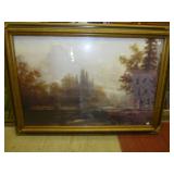 Vintage Ornate Framed Large Art Print