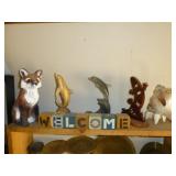 Hand Carved Wood, Composite & Shell Critters