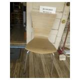 Mid Century Chrome Base Side Chair