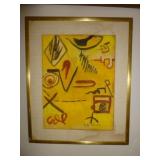 E.B. Rosen Original Framed Watercolor Art