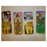 1996-1997 Ty Beanie Baby Bear Set - 4pc Sealed