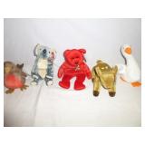 5pc Classic Ty Beanie Babies - All With Tags