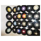 50pc Vintage 45 RPM Record Singles Rock & Pop