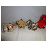 5pc Classic Ty Beanie Babies - All With Tags