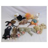 10pc Classic Ty Beanie Babies