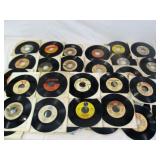 35pc Vintage Vinyl 45 RPM Rock & Roll Singles