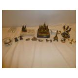 Miniatures - Pewter, Brass, Porcelain Some Vintage