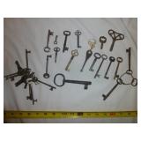 Skeleton Keys & Clock Keys - Vintage to Antique