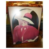 Carlos Rios Mid Century Off Set Lithograph Print