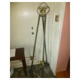Ornate Wrought Metal Folding Easel Placard Stand