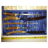 Cooper Bros. Sheffield Antler Handle Carving Set