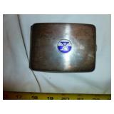 US Army 10th Corps WW II Silver Cigarette Case