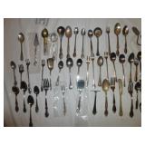 Vintage Silver Plate & Stainless Flat Ware Utensil