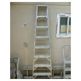 8ft Aluminum Folding Ladder