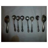 Antique Sterling Silver Sugar Spoons & Sifters