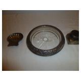 3pc Sterling Silver - Sanborns Shell, Coaster, Etc