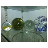 4pc Solid Art Glass Paperweights