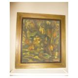 Vintage Original Framed Oil On Canvas - "Troika"