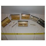 9pc Cross / Sheaffer Pens & Pencils - Some Unused