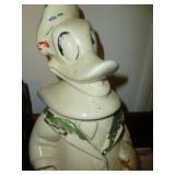 Donald Duck Ceramic Cold Painted Cookie Jar