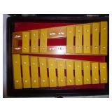 2pc - 12" Xylophones & Mallet in Carry Case