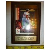 Mark McGuire "Chase for 62" Baseball Card Plaque