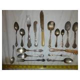Antique Sterling Silver Flat Ware & Service