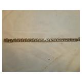 Sterling Silver Heavy Link "Charm" Bracelet