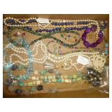 Turquoise & Glass Beads - Estate Fashion Jewelry