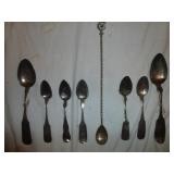 Vintage Coin Silver Flat Ware .800 / .900 Silver