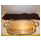 Gorham Silver Plate Footed Serving Tray