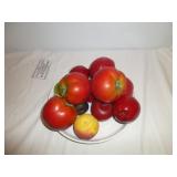 Faux Fruit in Large Corning Tart Pan