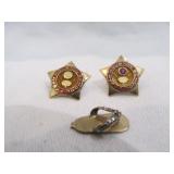 10k Gold Ft. Sam Houston Pins & Flip Flop Charm