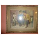 Music Hath Charms Vintage Norman Rockwell Print