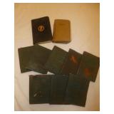 Antique Miniature Leather Bound Book Collection